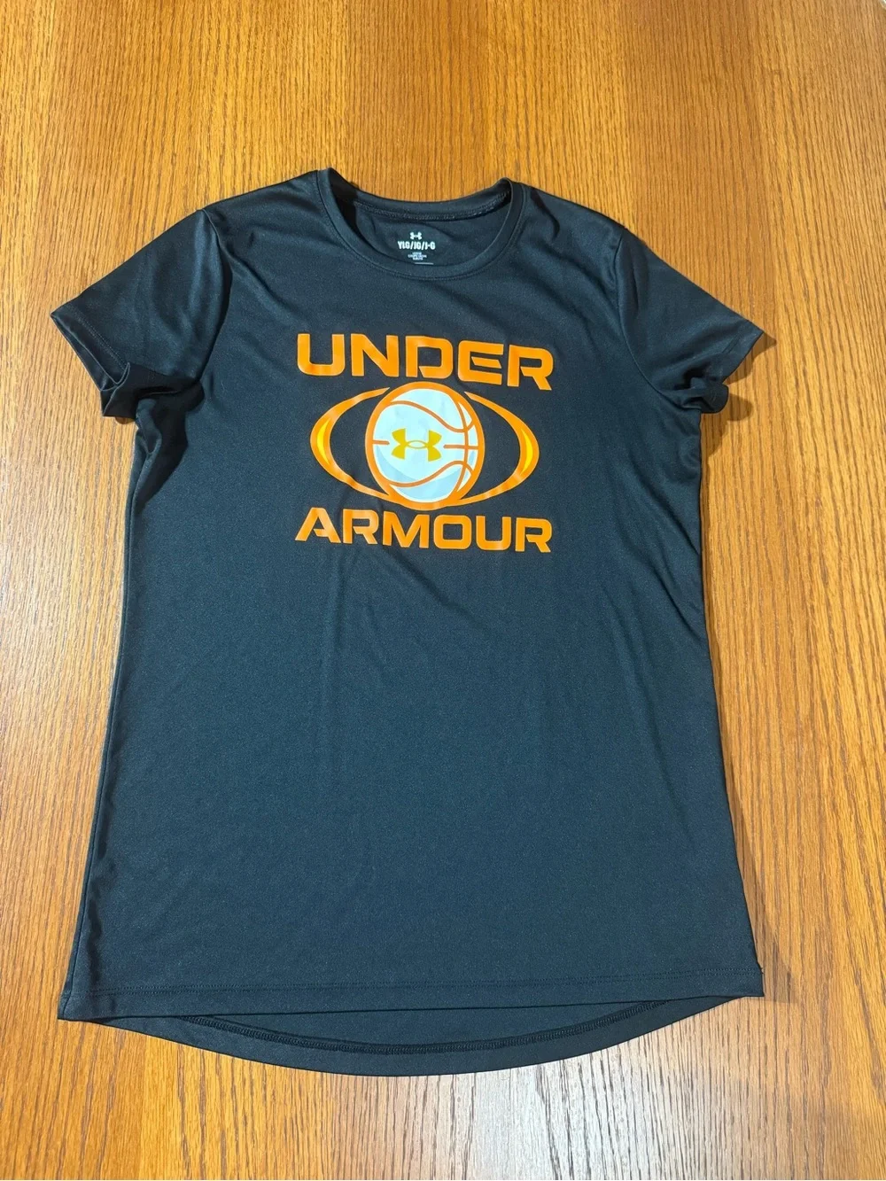 Under Armour Youth Large Black Basketball Performance T-Shirt YLG